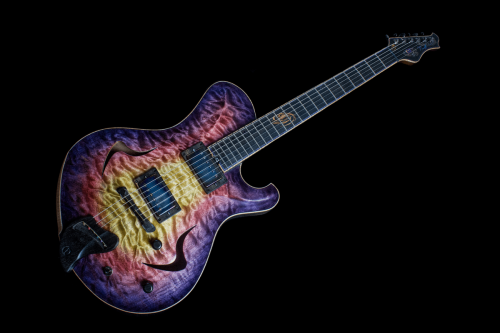 Newill Guitars Grasshopper Archtop Full Body view