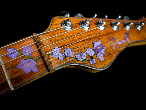 Newill Guitars Dragonfly Headstock 6 in line